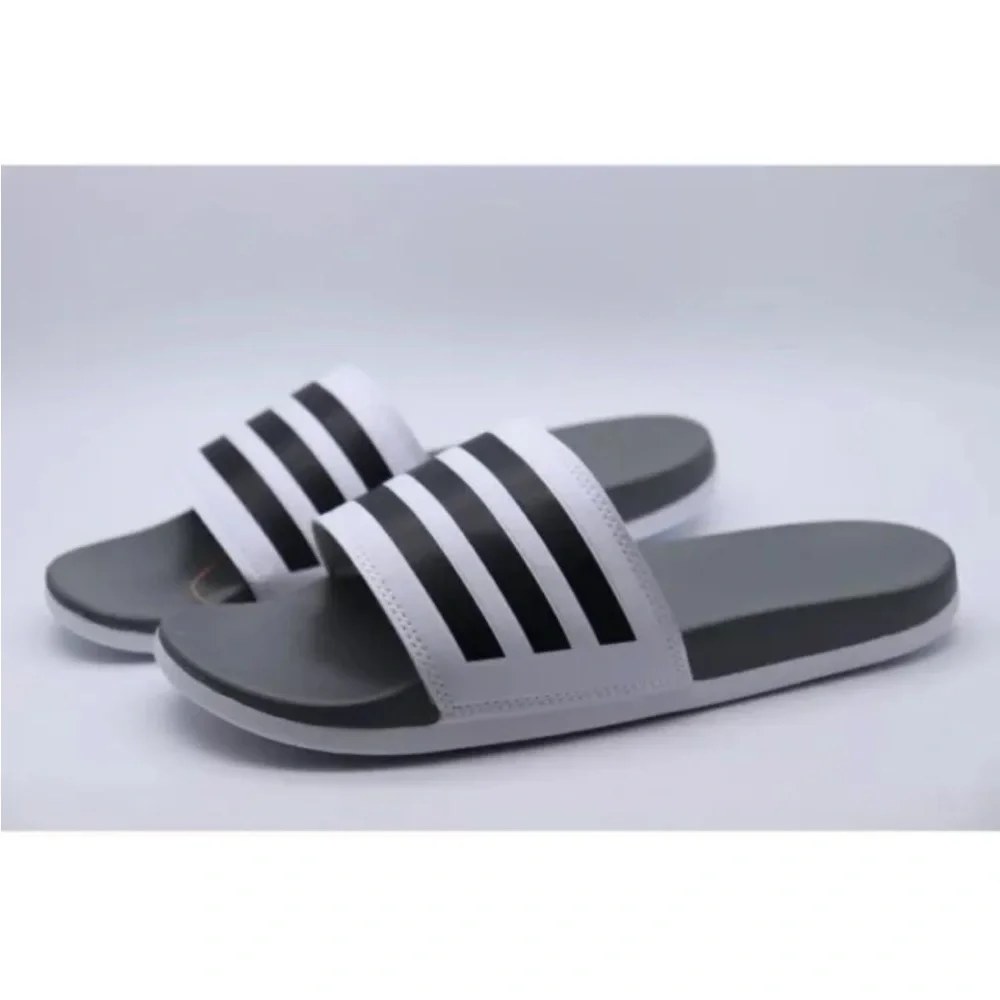 ADIDAS ADILETTE COMFORT SPORTSWEAR SWIM SLIDES - WHITE GZ5895 - MEN - SIZE 18